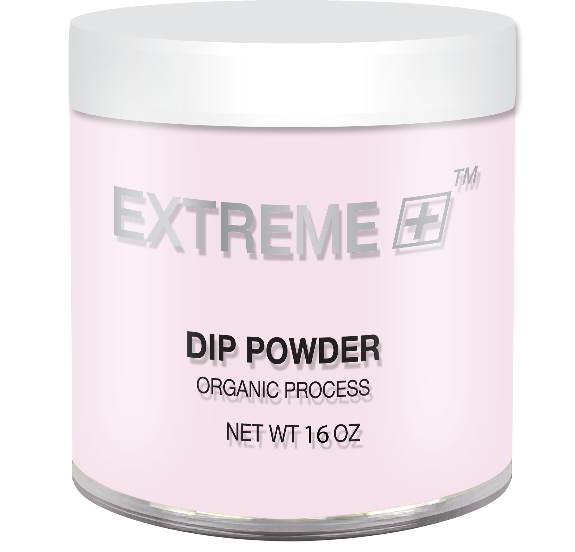 EXTREME+ Dipping Powder Organic - Pink &amp; White: Pure Pink - 16 oz