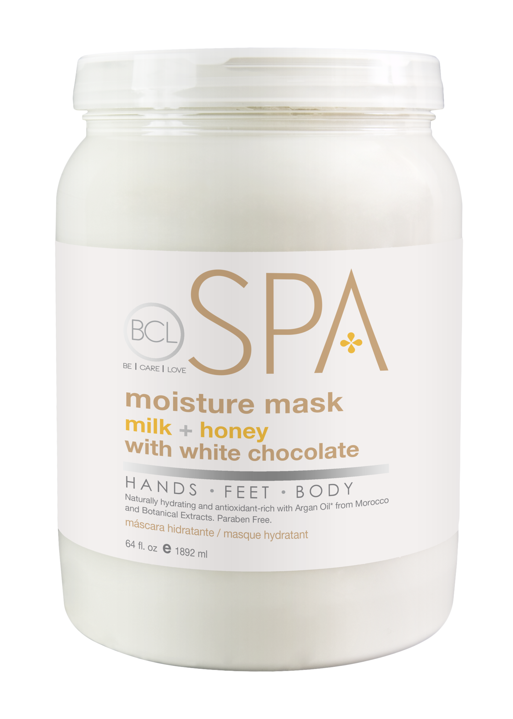 BCL Spa Moisture Mask Milk &amp; Honey With White Chocolate (64 oz)